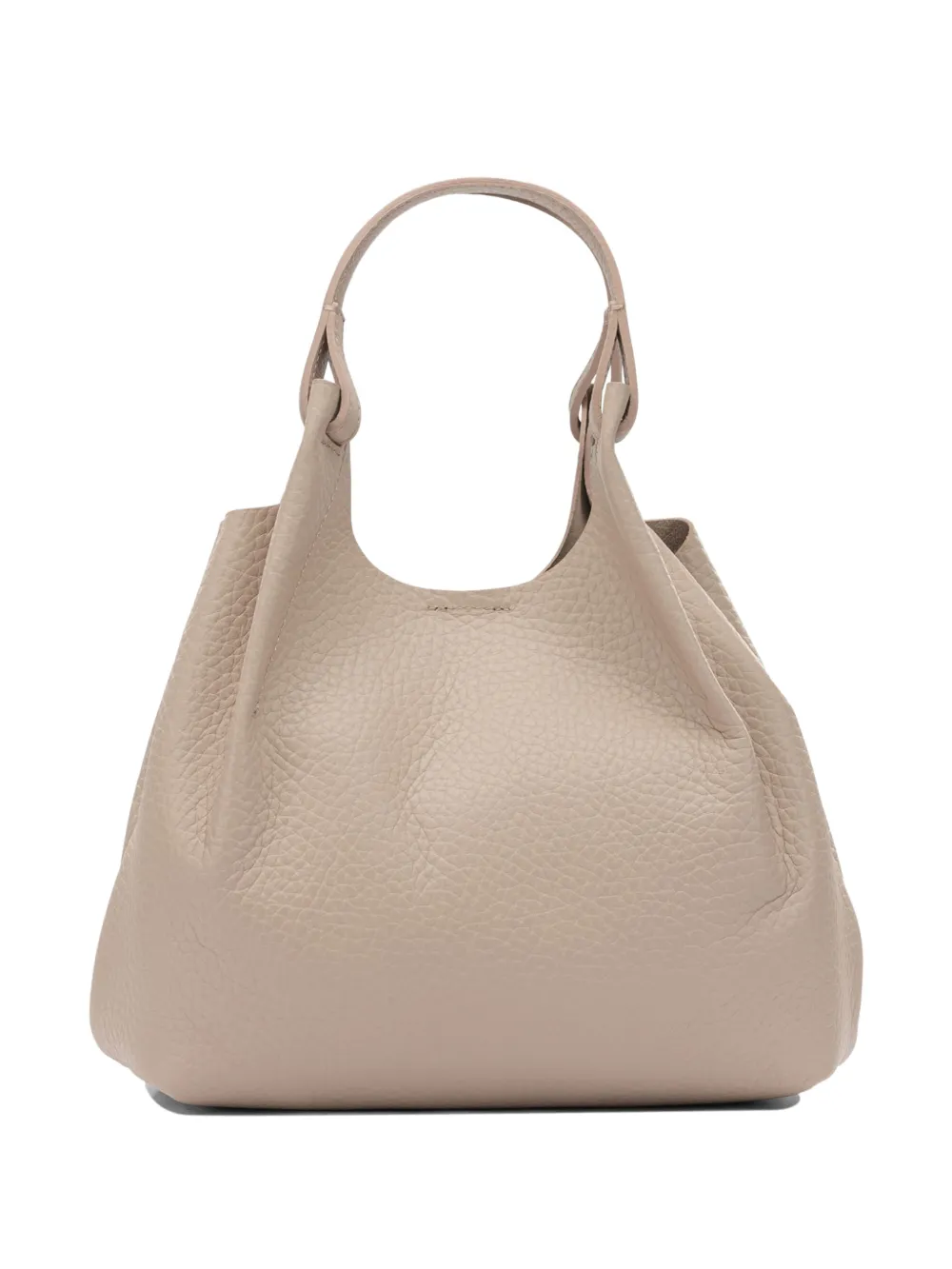 GIANNI CHIARINI Dua leren shopper Beige