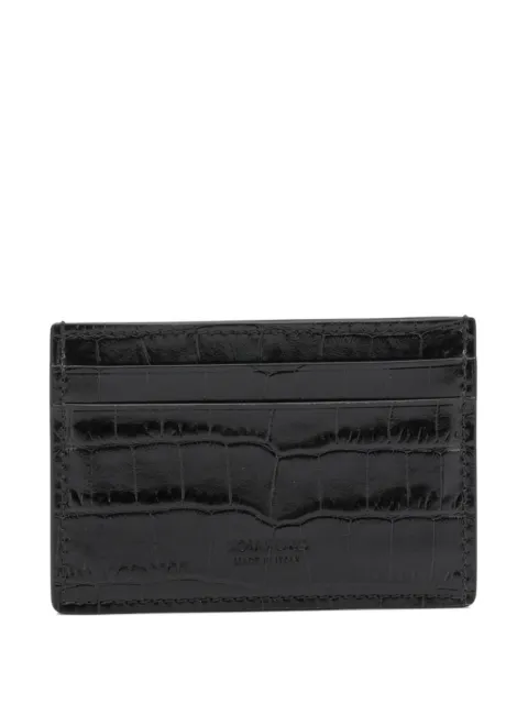 TOM FORD crocodile-effect wallet