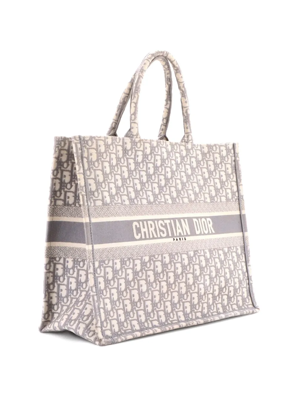 Book Oblique Canvas Large tote bag