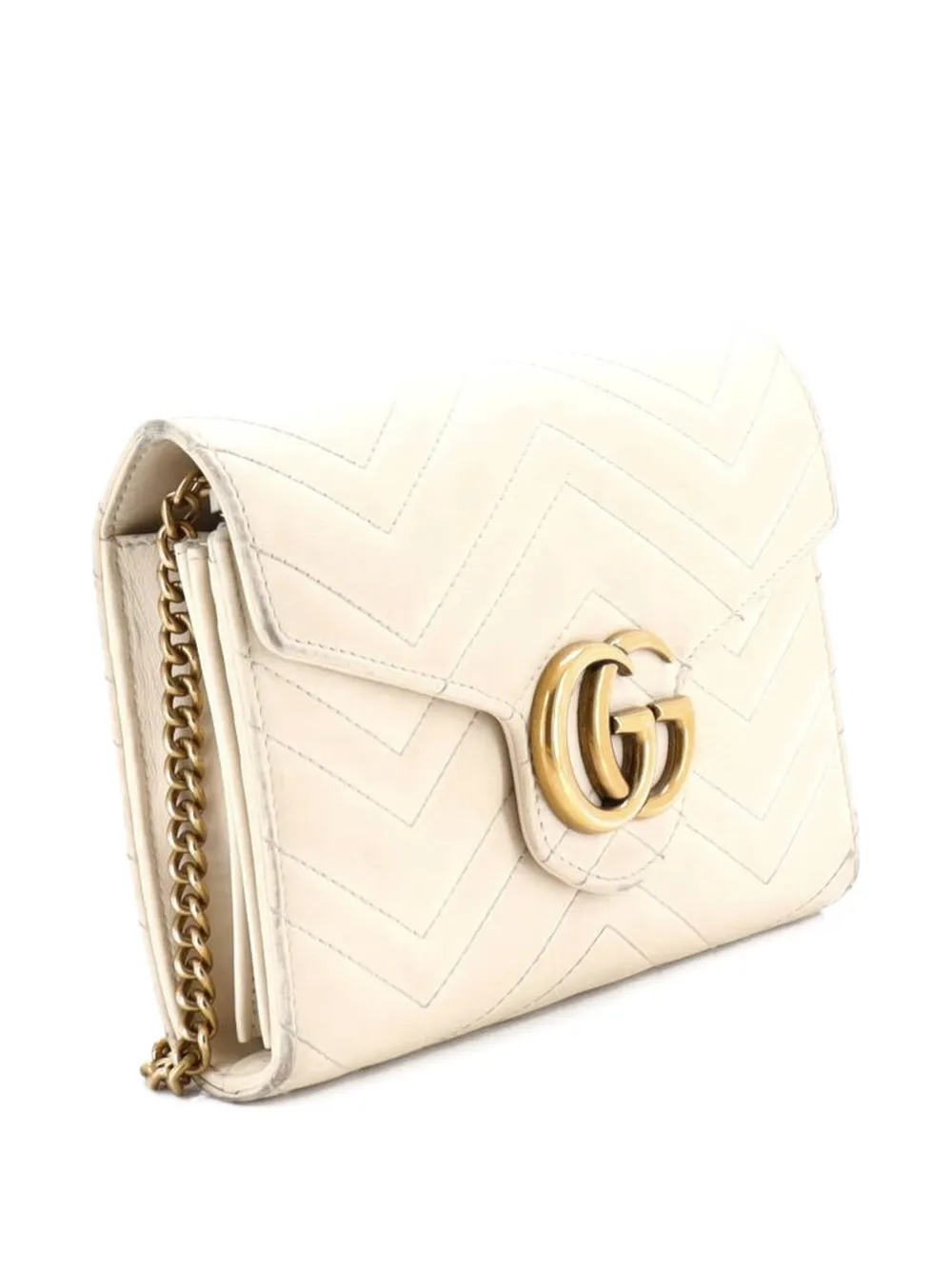 Gg Marmont Chain Wallet Matelasse Leather Mini Crossbody Bag