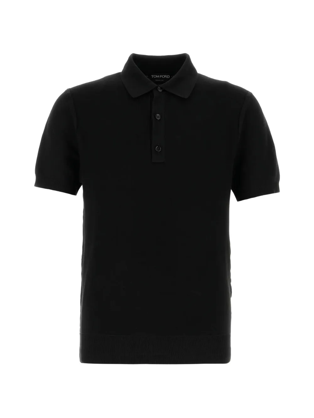 TOM FORD piqué polo shirt - Nero