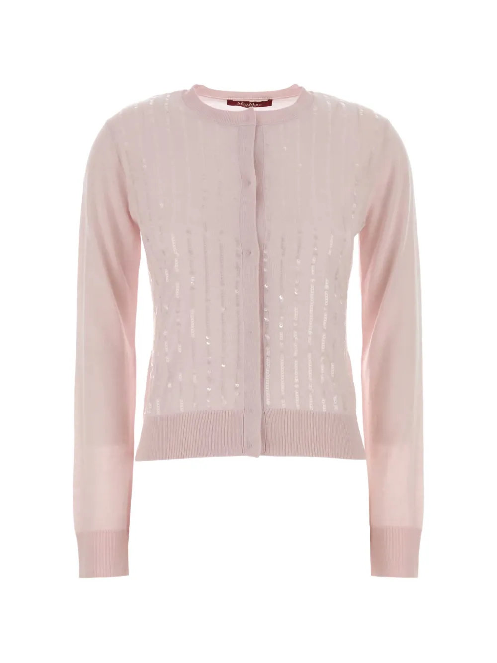 Max Mara sequin-details cardigan - Rosa