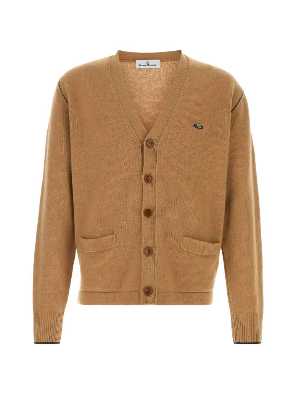 Vivienne Westwood Alex front-pockets cardigan - Marrone