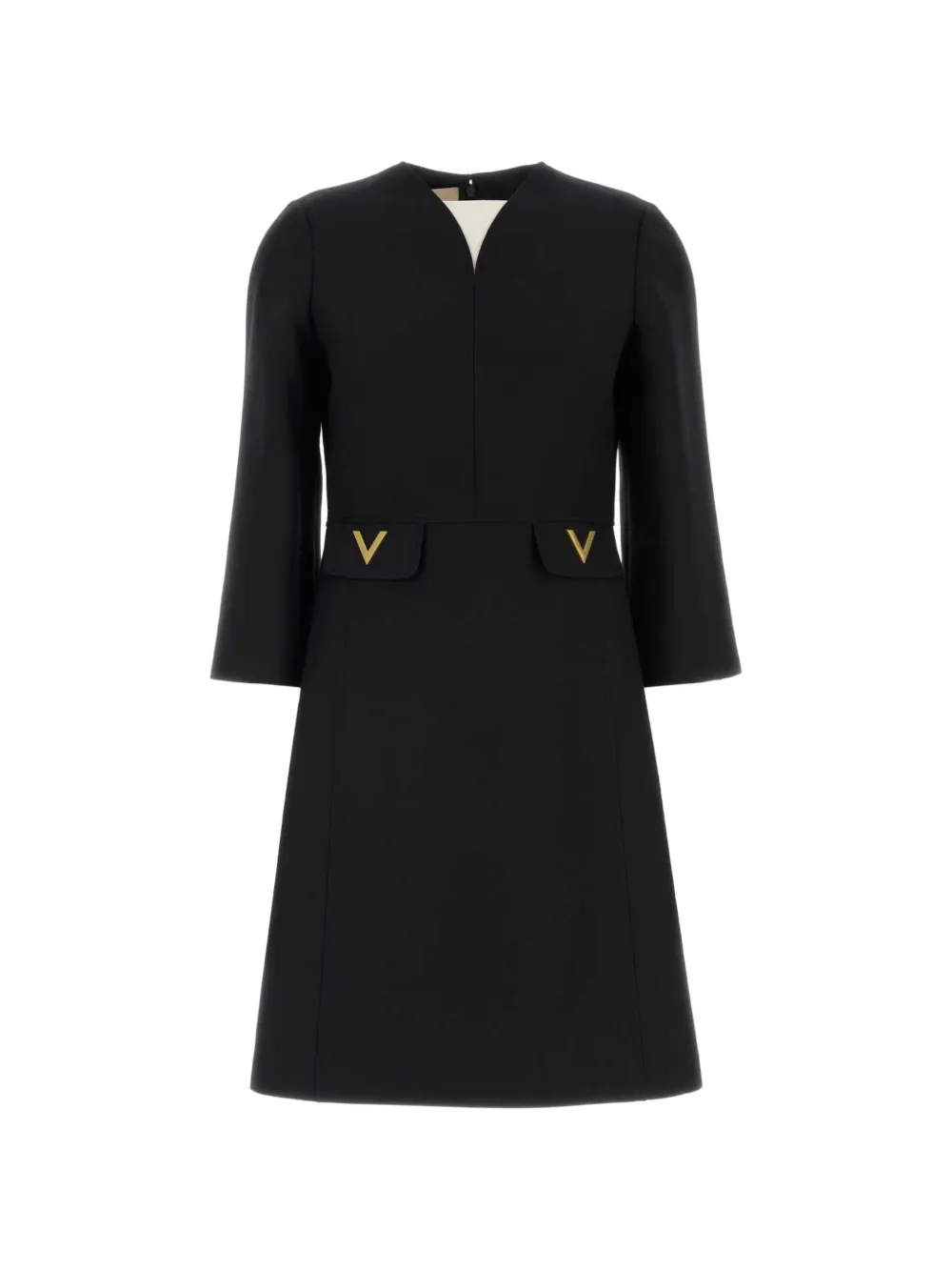 Valentino Garavani crepe couture dress - Nero