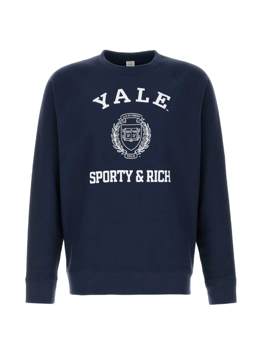 Sporty & Rich logo-print sweatshirt - Blu