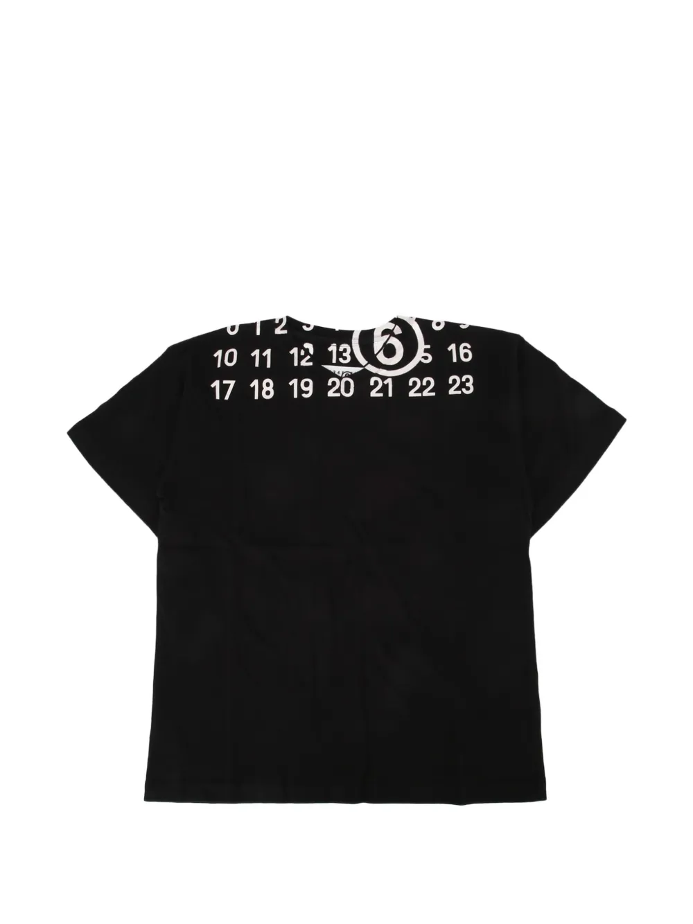 MM6 Maison Margiela Kids graphic T-shirt - Nero