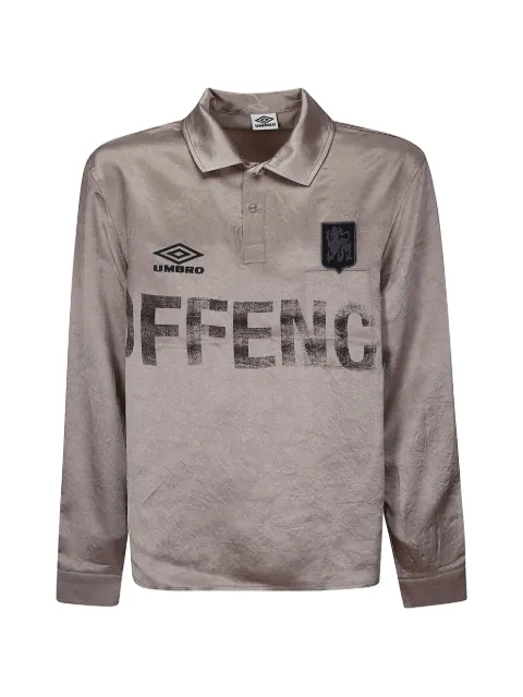 UMBRO x Slam Jam satin polo shirt