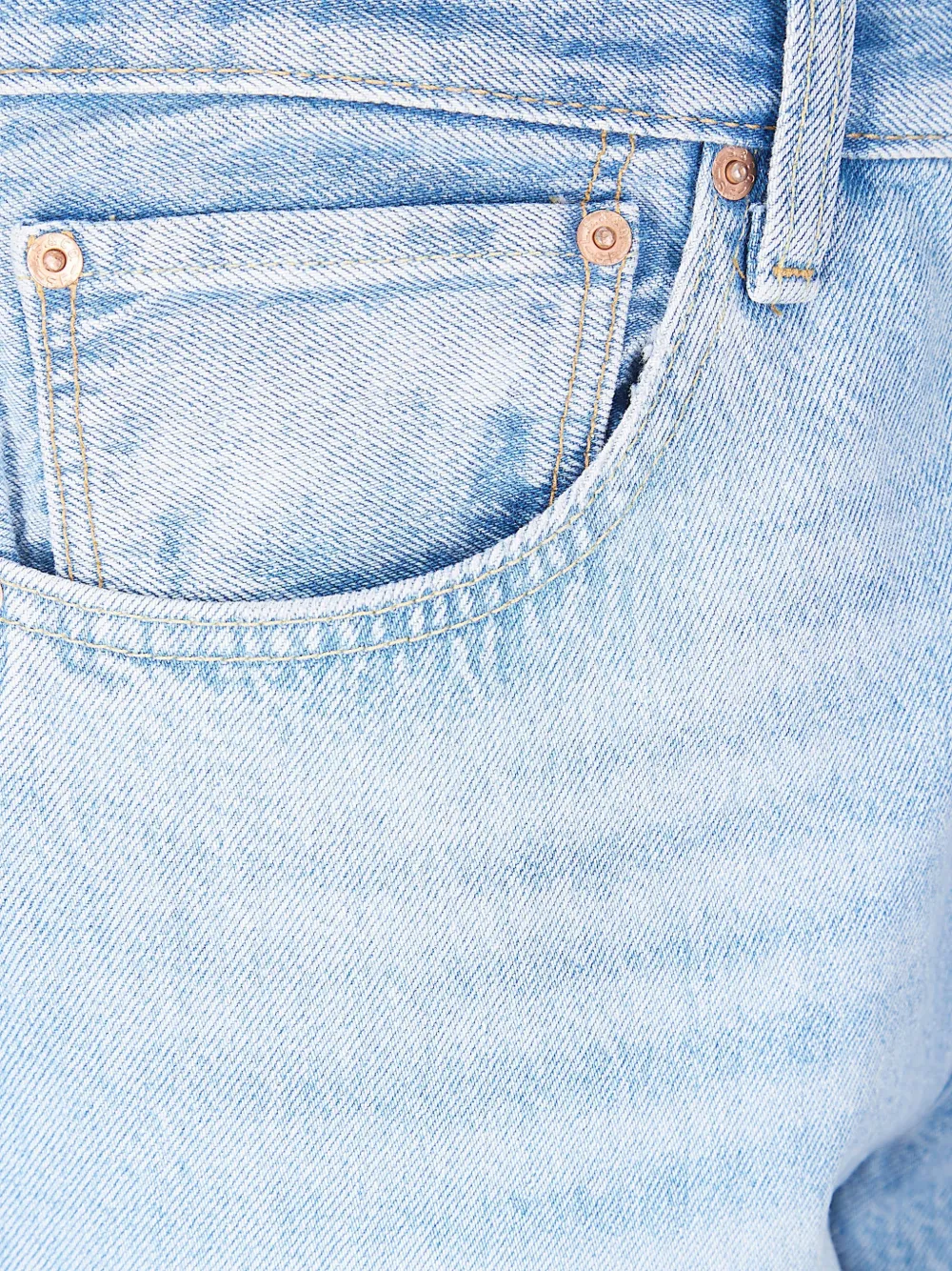 Levi's Ruimvallende jeans met knopen Blauw