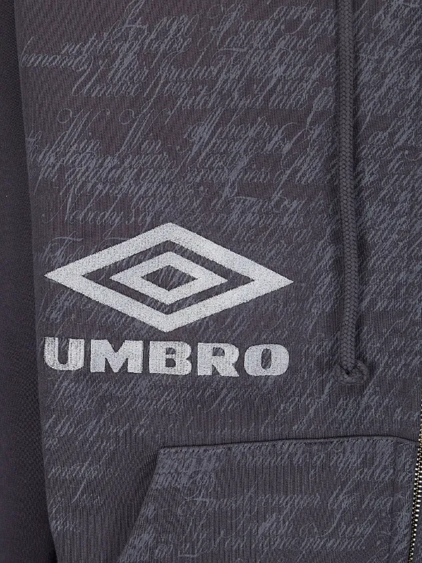 UMBRO x Slam Jam text-print zip-up Hoodie | Black | FARFETCH