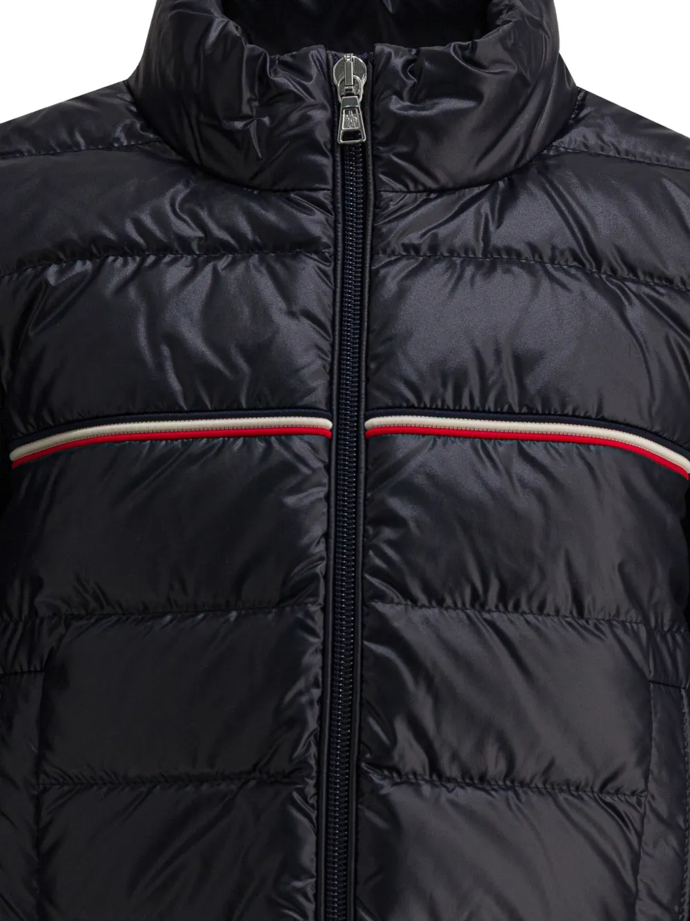  Moncler Enfant Padded Stripe Jacket - Blue 