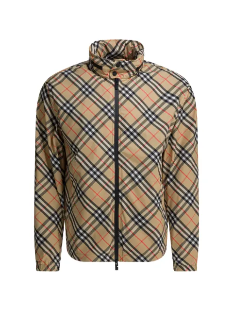 Burberry checked zip jacket