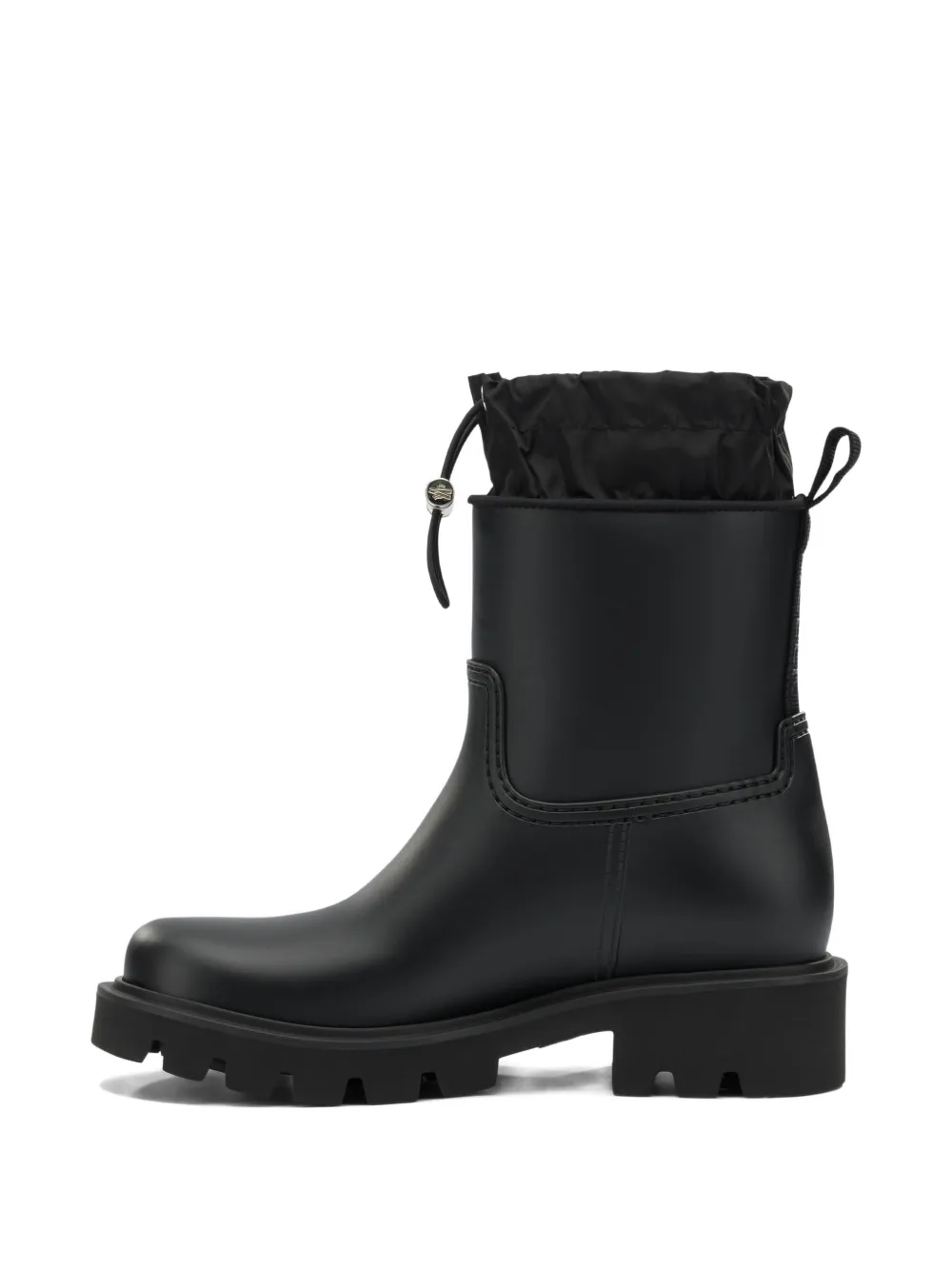 Moncler logo-patch pull-on boots Zwart