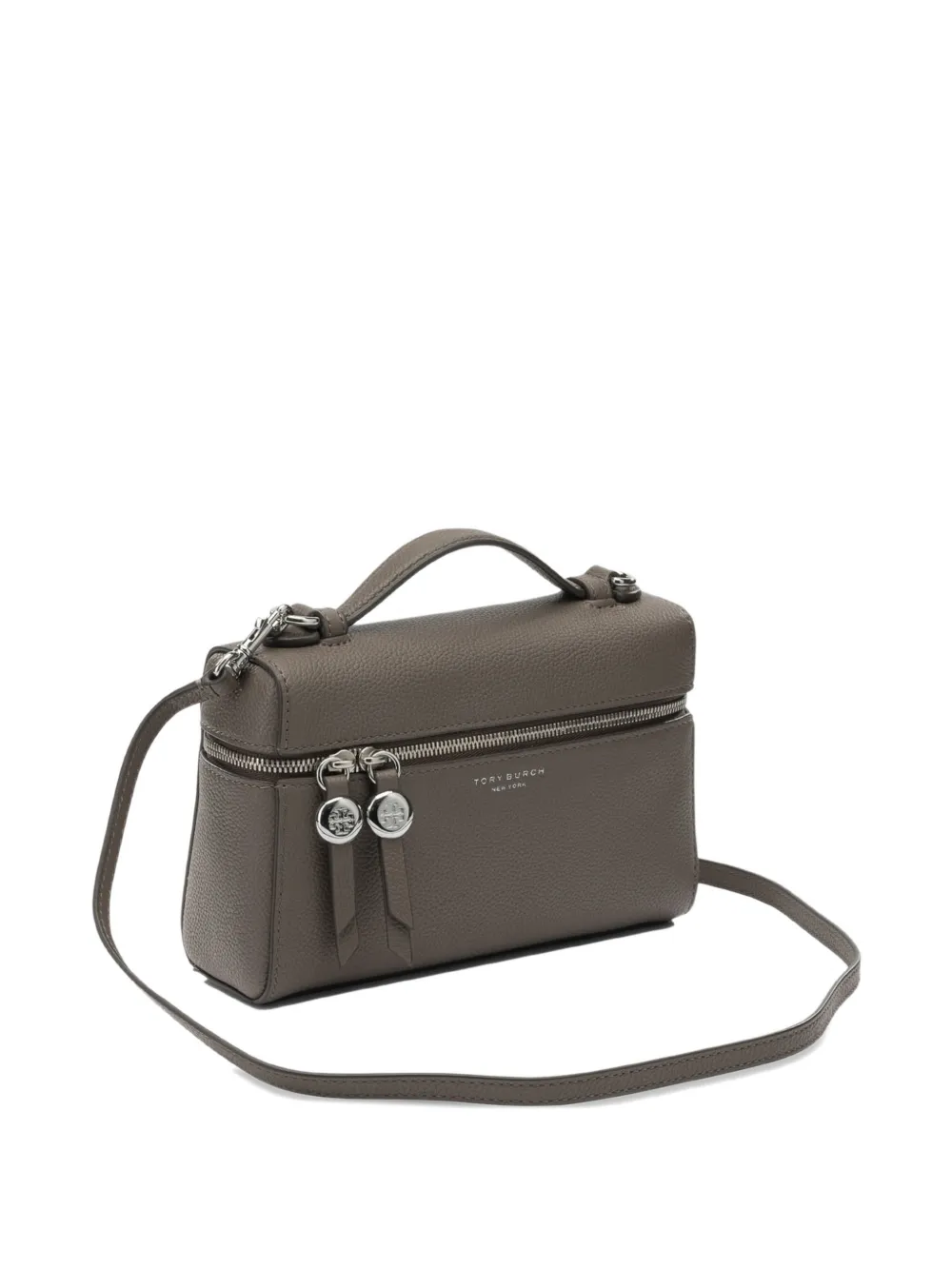  Tory Burch Romy Logo-detail Tote Bag - Grey 