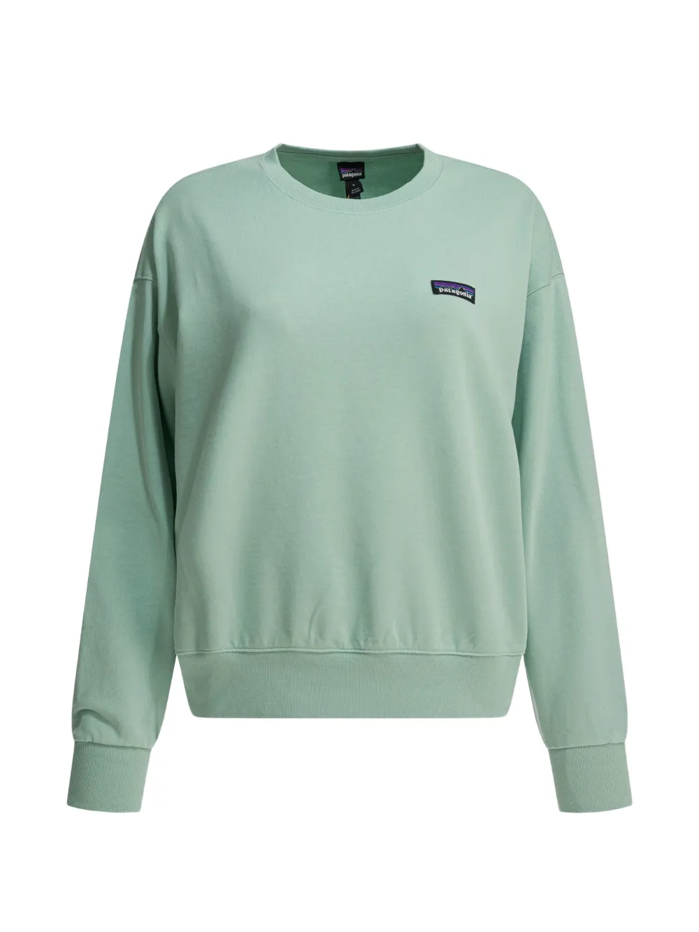 Patagonia logo patch sweater - Verde