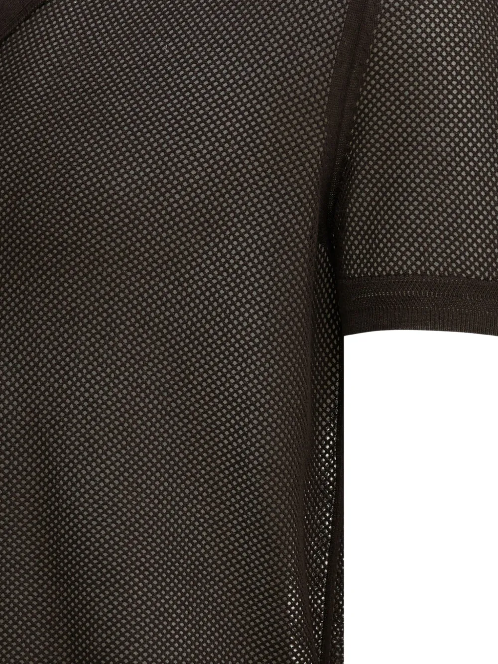 TOM FORD Button-less mesh overhemd Bruin