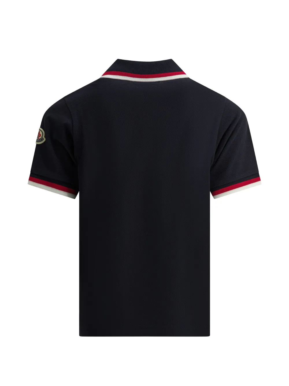 Moncler Enfant Gestreept poloshirt Blauw
