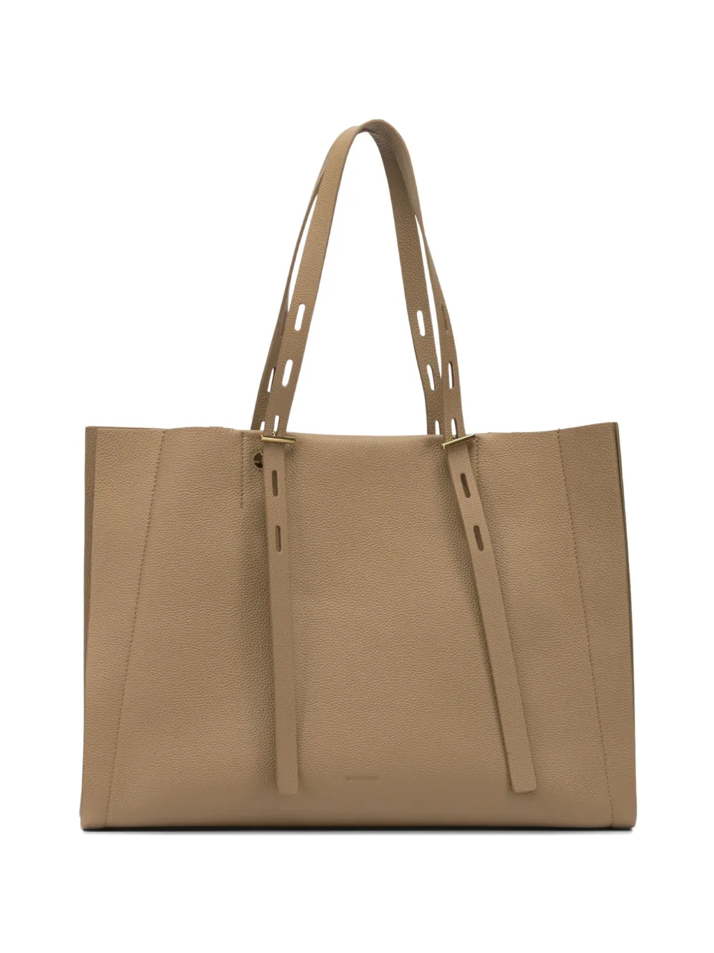 MINO BOSSI leather tote bag - Marrone