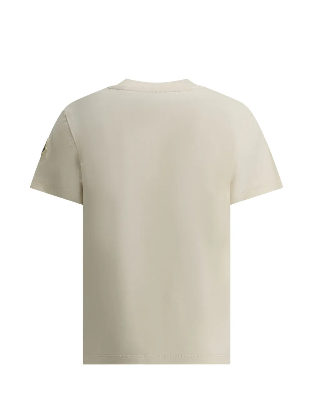 Moncler Enfant embroidered-logo T-shirt | Neutrals | FARFETCH