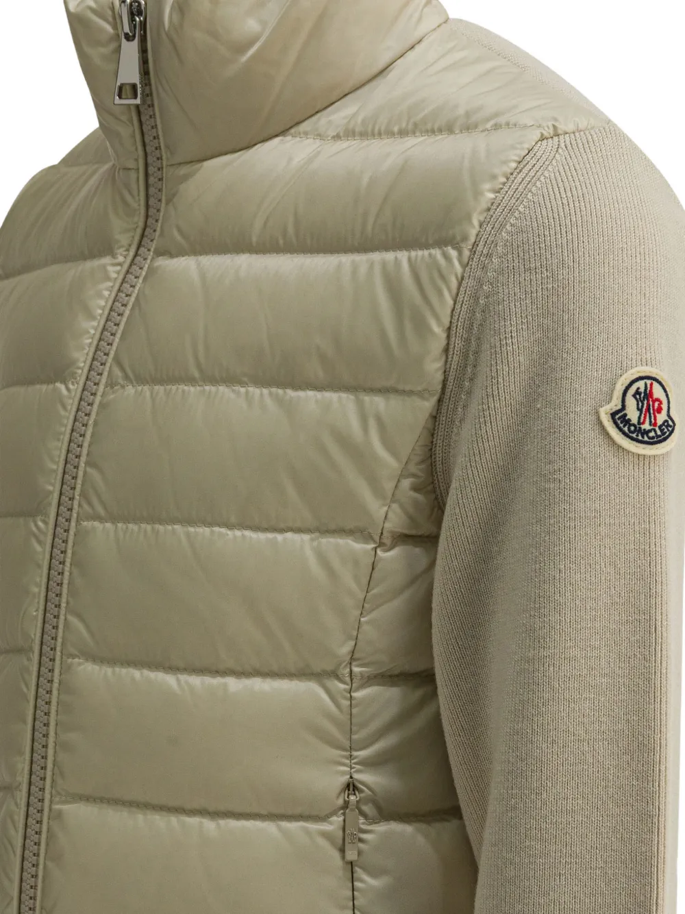  Moncler Enfant Padded Zip Jacket - Neutrals 