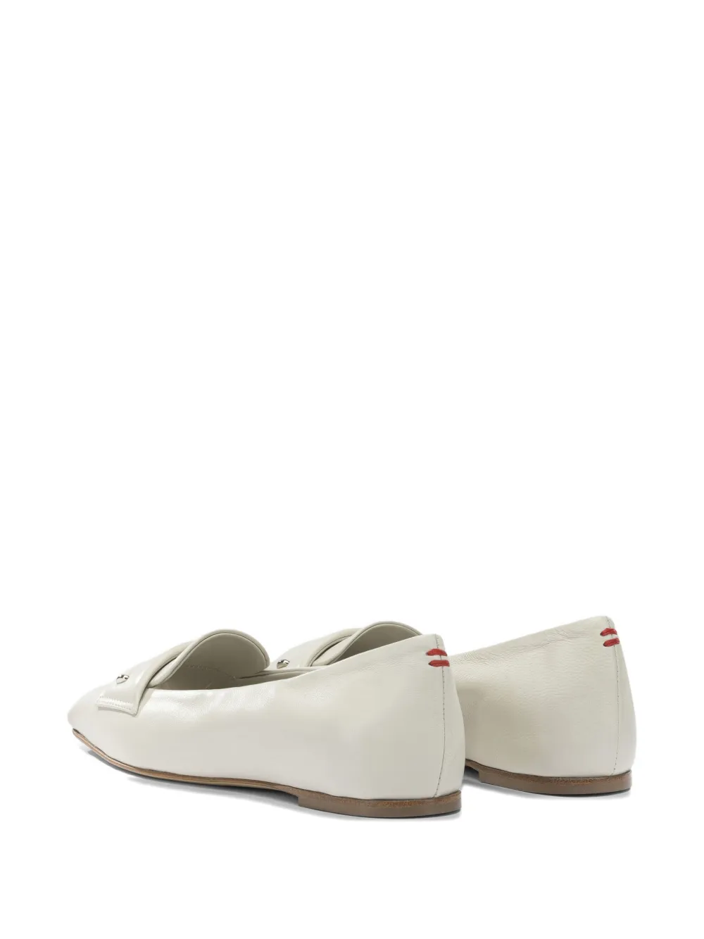 Halmanera Loafers met open neus Beige