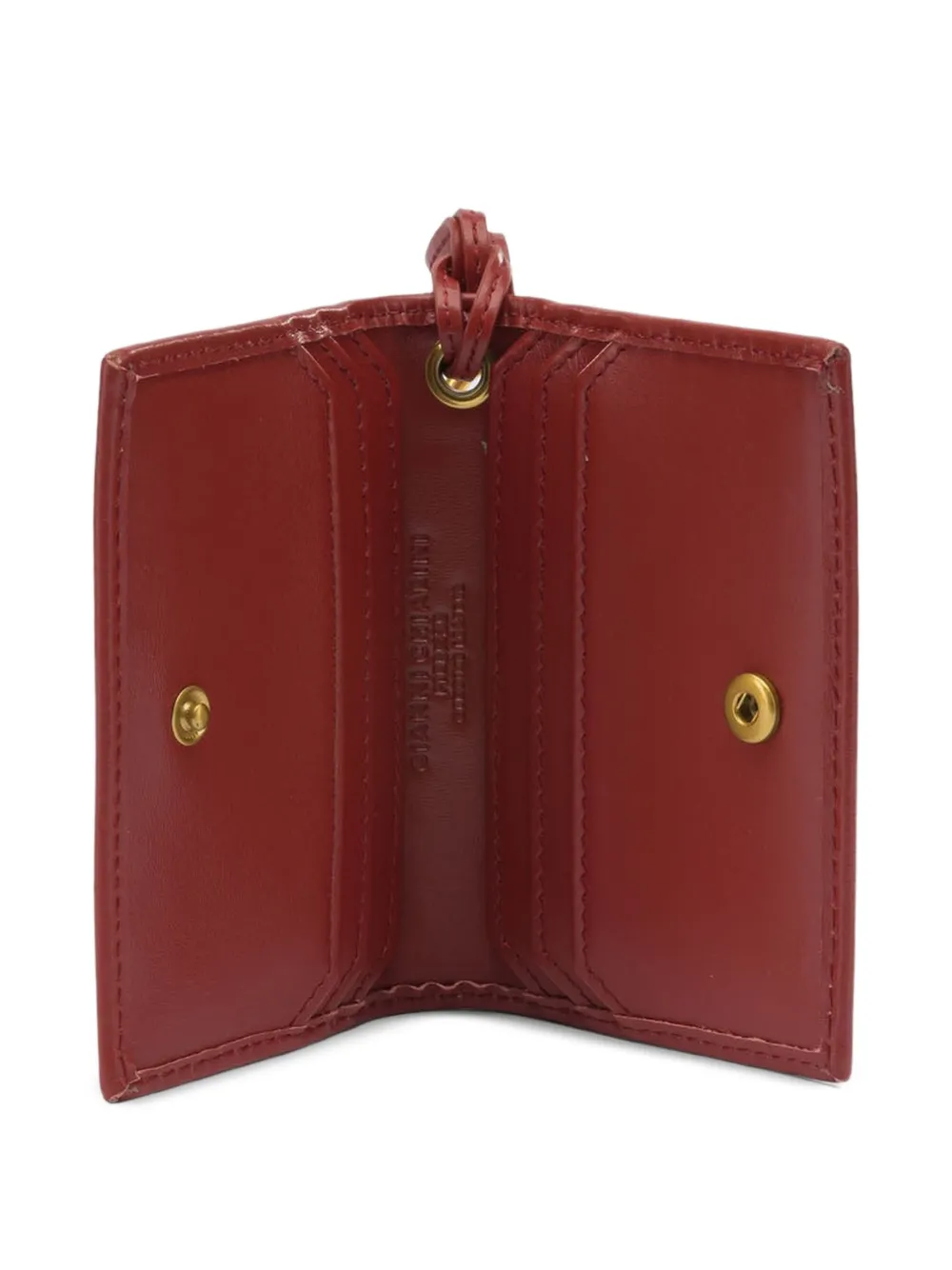  Gianni Chiarini Ring-detail Strap Wallet - Red 
