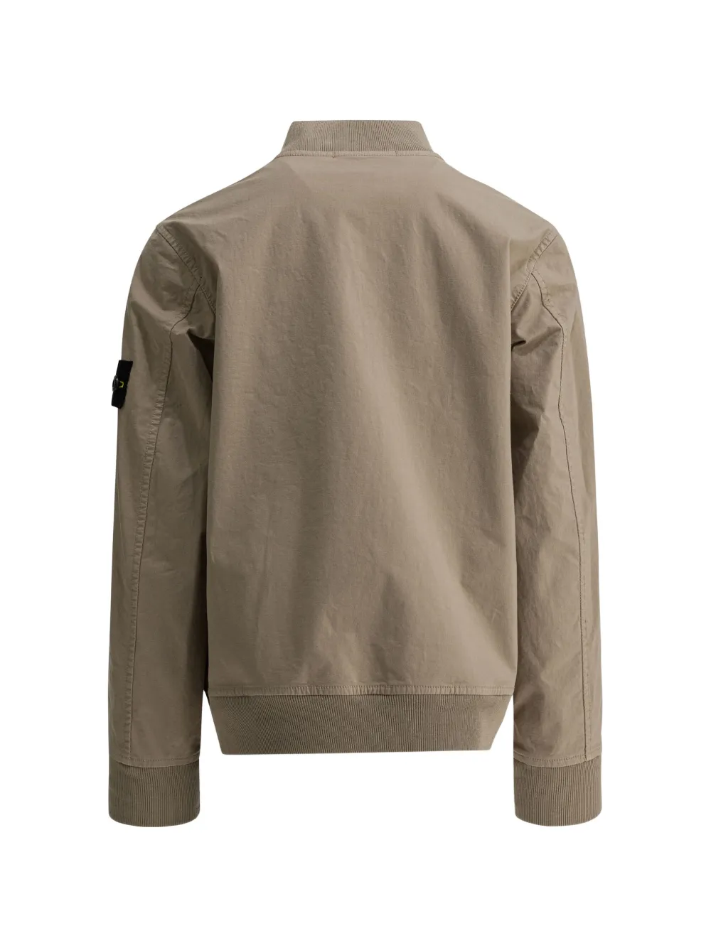 Stone Island Junior Bomberjack met opgestikte zak Beige