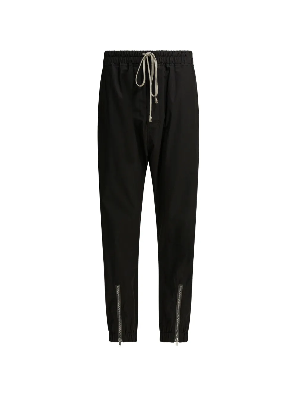 Rick Owens Zip Trousers In Black