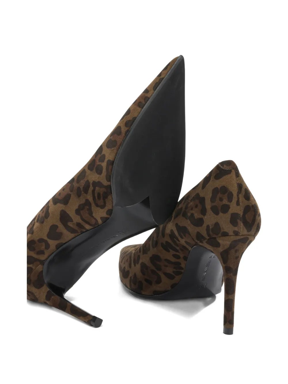 Sergio Levantesi Pumps met luipaardprint Bruin