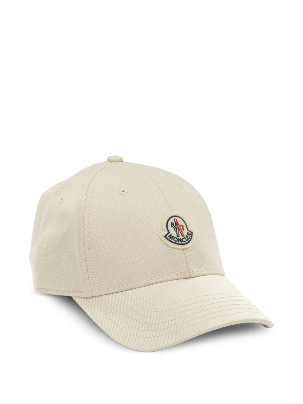  Moncler Logo-patch Cap - Neutrals 