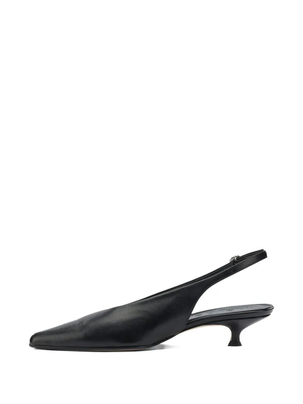 Aeyde Camila slingback pumps met puntige neus Zwart
