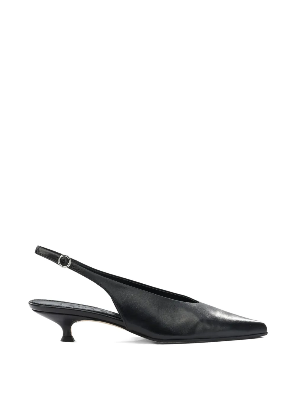 Aeyde Camila slingback pumps met puntige neus Zwart