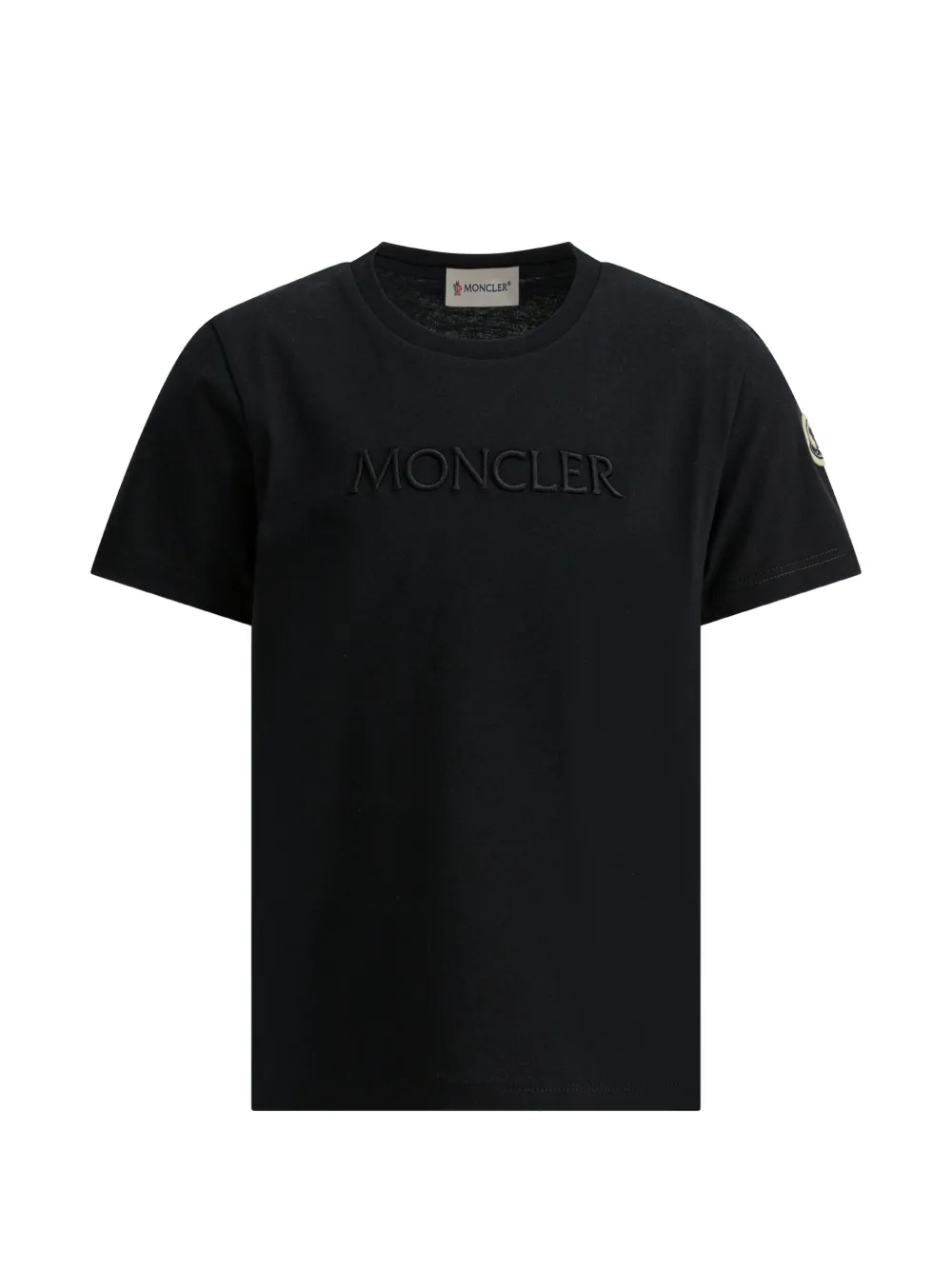 Moncler Enfant Embossed T-shirt | Black | FARFETCH ZA