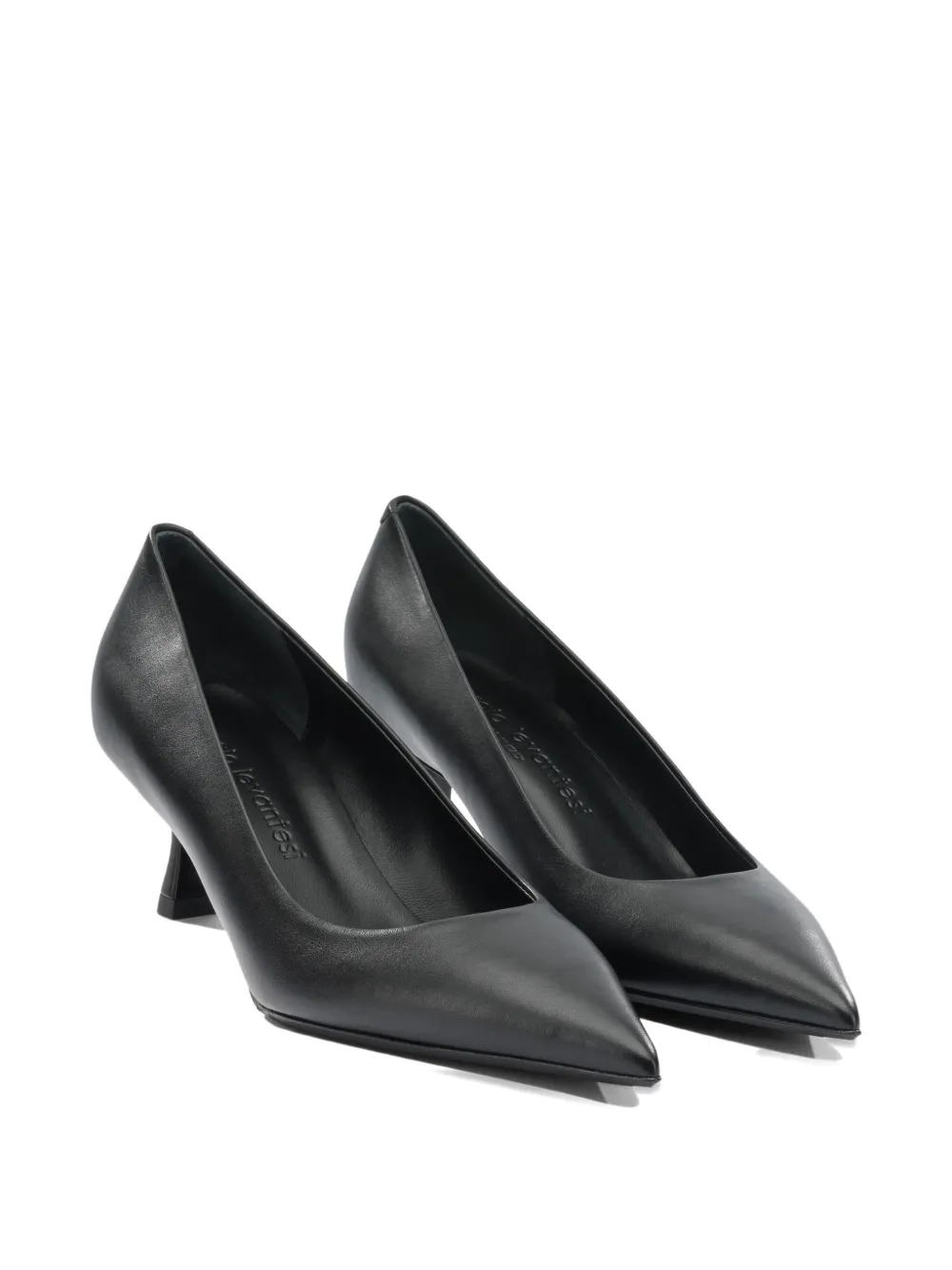 Sergio Levantesi Leren pumps Zwart