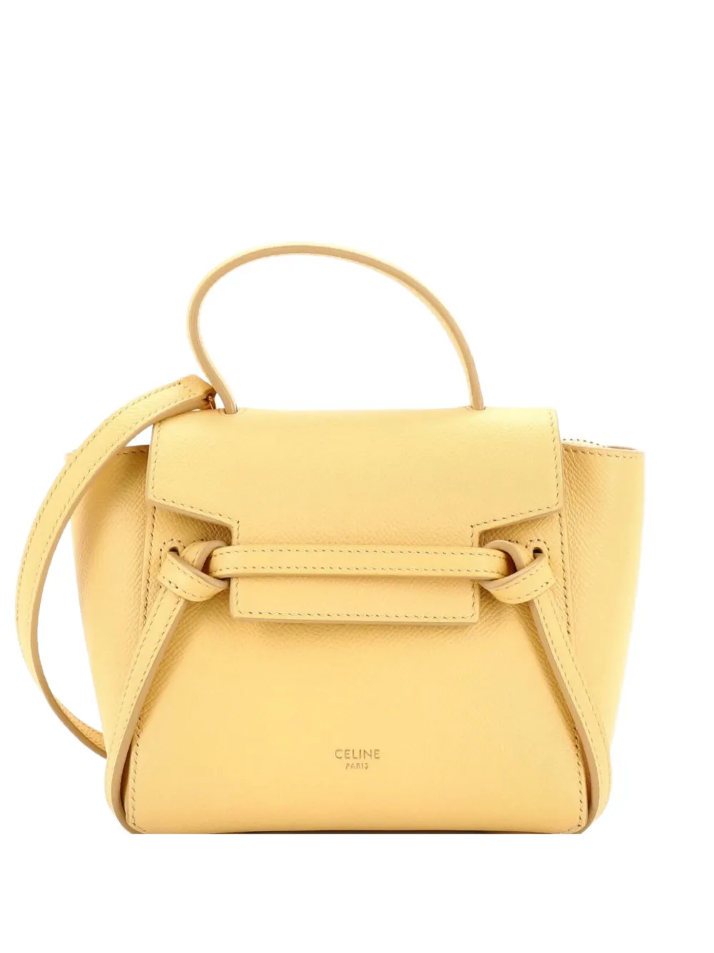 Celine Pre-Owned Belt Bag Textured Leather Pico shoulder bag - Giallo