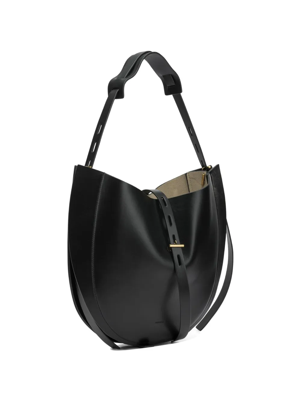  Minobossi Liz Panelled Strap Shoulder Bag - Black 