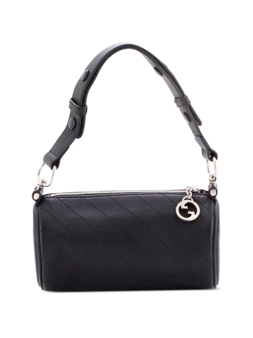 Gucci Pre-Owned Blondie Diagonal Quilted Leather Mini shoulder bag - Nero