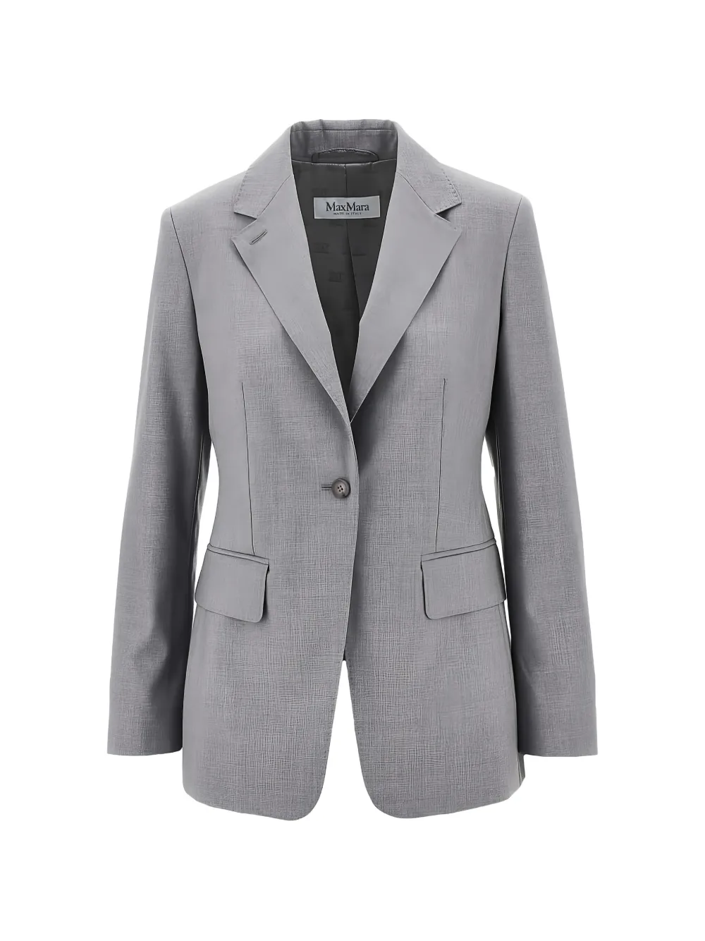 Max Mara Blazer con revers a lancia - Grigio