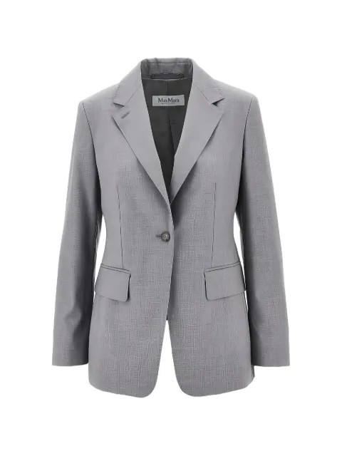 Max Mara blazer con solapa de muesca