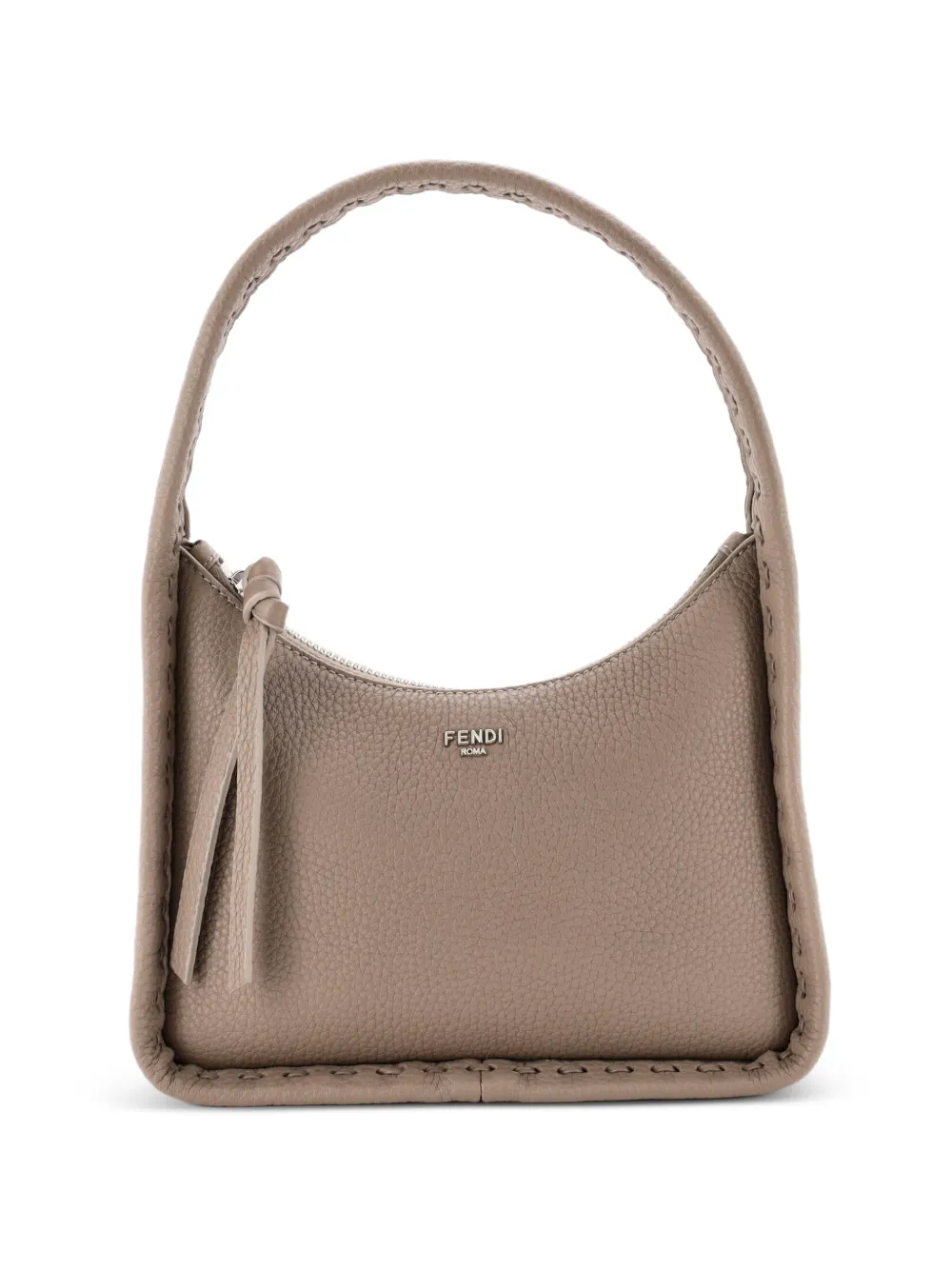Fendi Pre-Owned Fendessence Zucca Canvas Mini hobo bag - Marrone