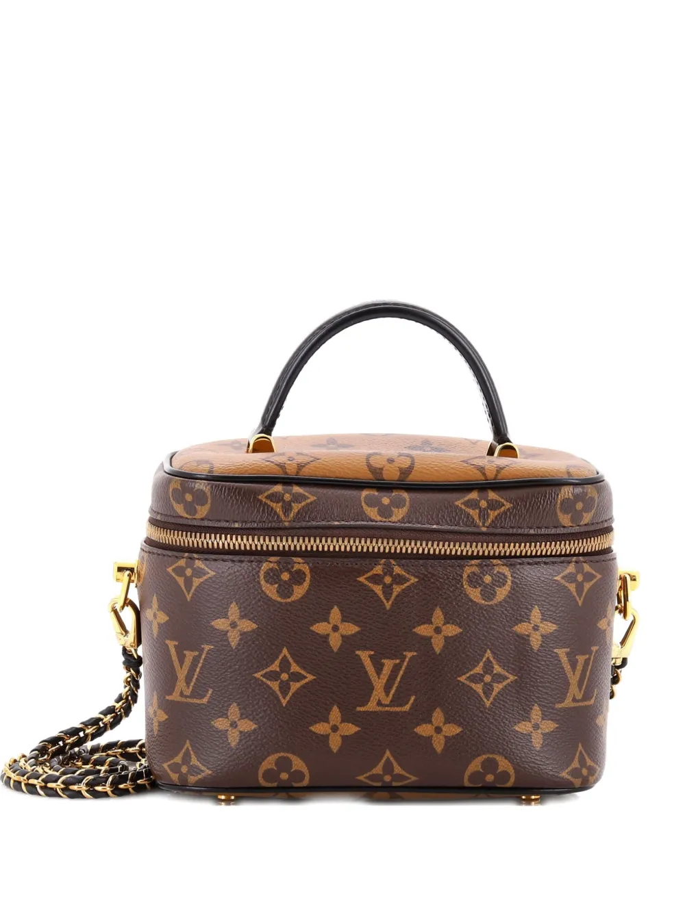 Louis Vuitton Pre-Owned Vanity Handbag Reverse Monogram Canvas PM satchel - Marrone