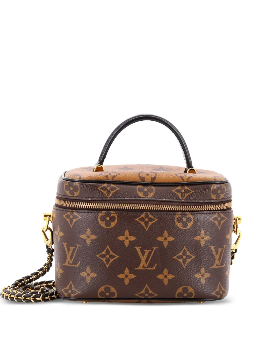 Louis Vuitton Pre-Owned Vanity Handbag Reverse Monogram Canvas PM satchel - Marrone