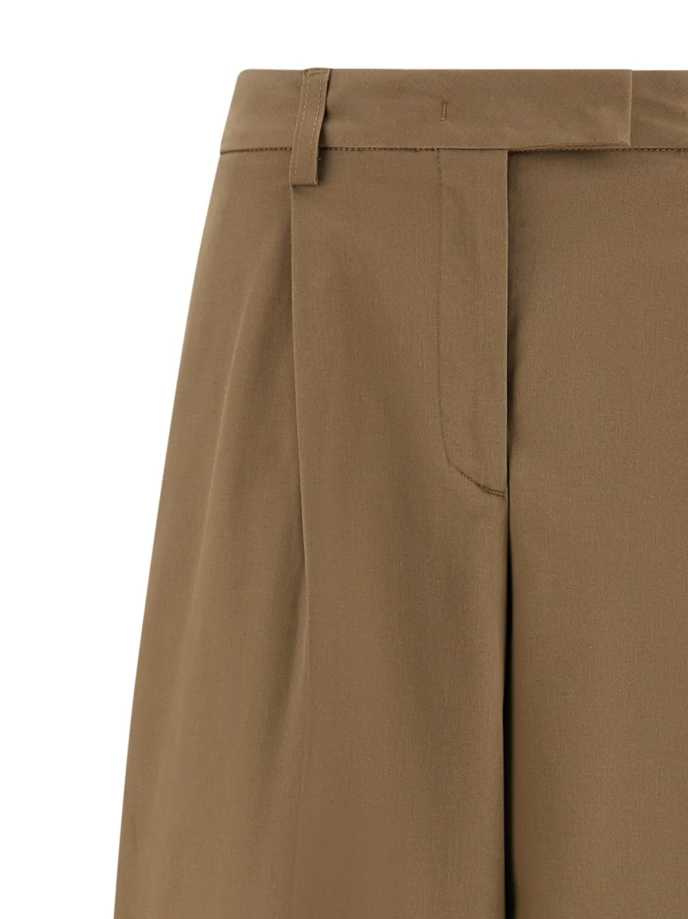 THELATEST Deva broek met plooien Bruin
