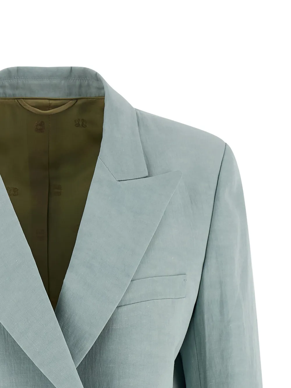 Blazé Milano Zenith Double-breasted Blazer in Blue, view 3