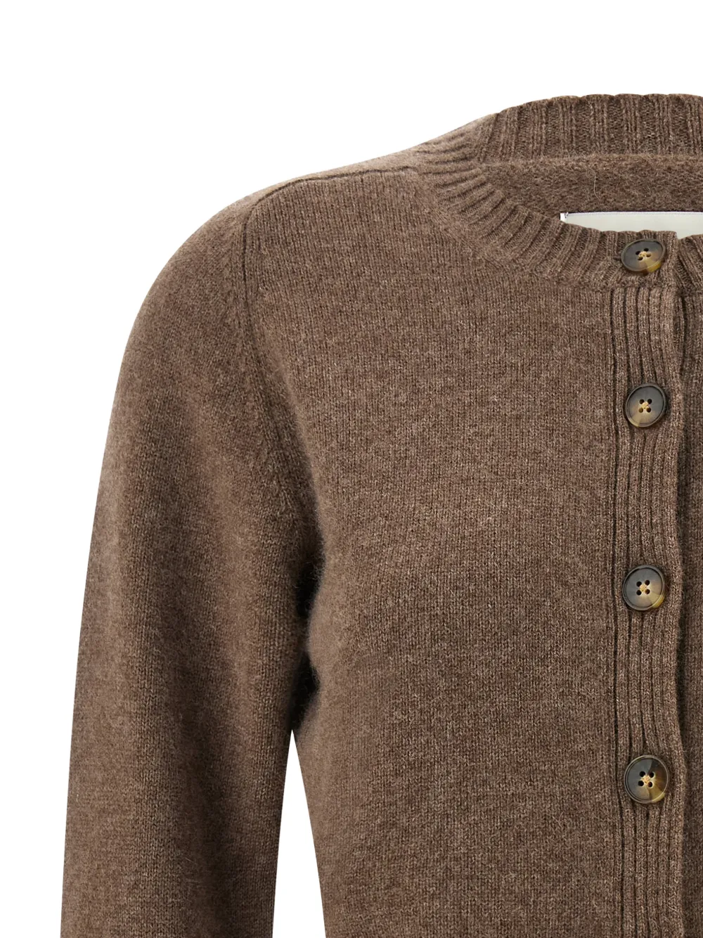 LouLou de Saison Vest met geborduurd logo Bruin