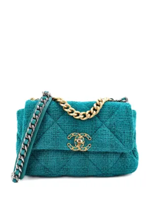 CHANEL Pre-Owned ツイード クラシック フラップ ショルダーバッグ