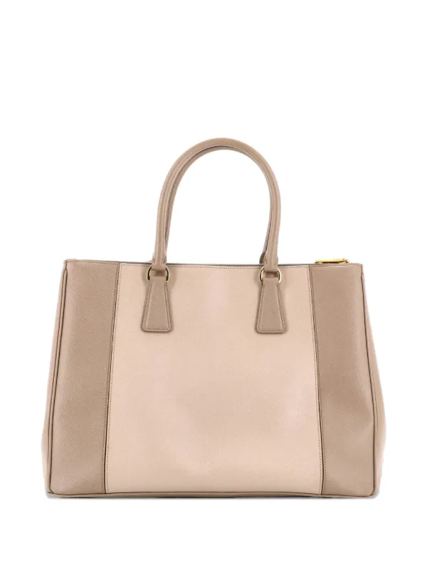 Prada Pre-Owned バイカラー ダブルジップ ルクス サフィアーノレザー 