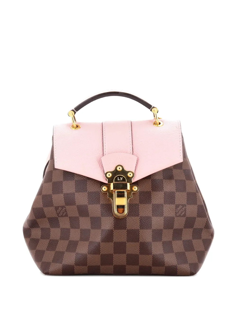Louis Vuitton Pre-Owned Clapton Damier and Leather backpack - Marrone
