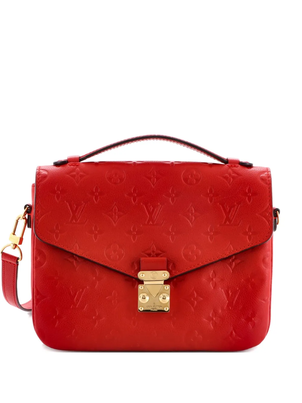 Louis Vuitton Pre-Owned Pochette Metis Monogram Empreinte Leather crossbody bag - Rosso