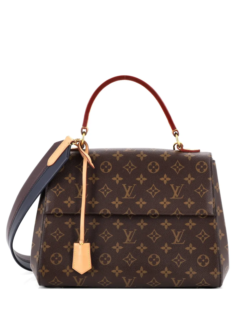 Louis Vuitton Pre-Owned Cluny Top Handle Bag Monogram Canvas MM shoulder bag - Brown