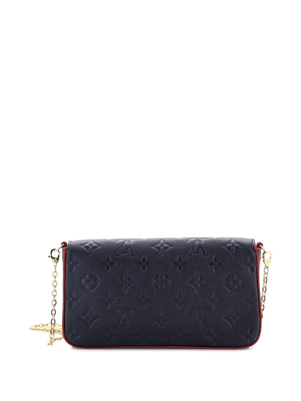 Louis Vuitton Pre-owned Felicie Pochette Monogram Empreinte Leather Crossbody Bag in Blue, view 2